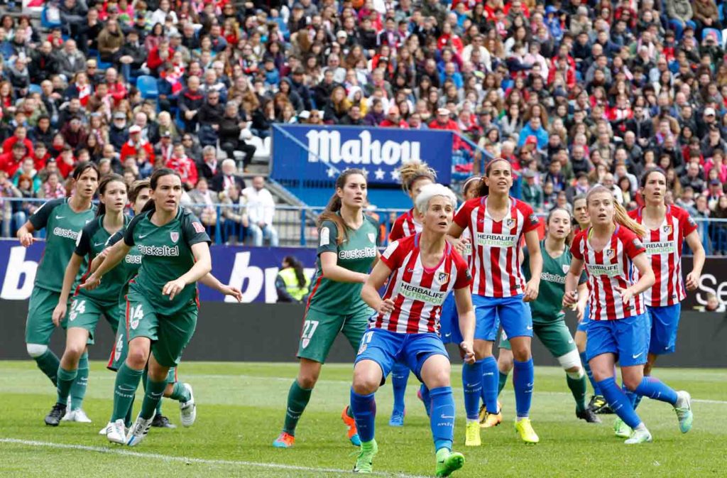 26/03/17 ATLETICO DE MADRID vs ATHLETIC DE BILBAO PARTIDO PRIMERA DIVISION FEMENINA DAMARIS EUNATE SIERRA PRISCILA FALCON MENAYO  FUTBOL FEMENINO