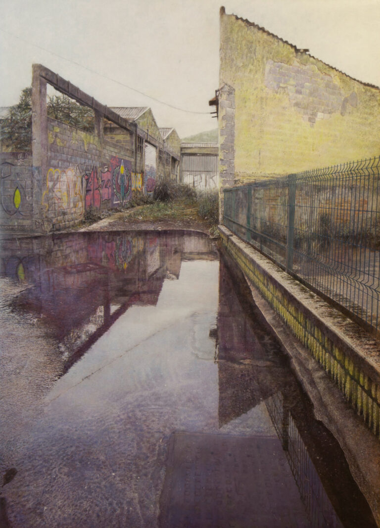 Dead End (Callejón sin salida), 164x114 cm, acrílico sobre tela.