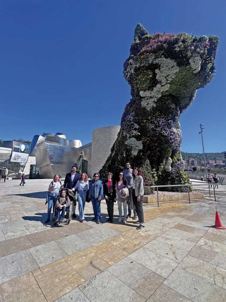 Bilbao recibió el fam trip de perdiodistas especializados en accesibilidad.