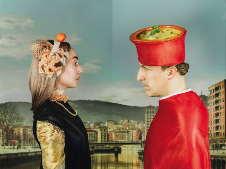 Tapicería Lamana, Gastropub Almodobar, R-evoluciona Taller de Cuero, díptico del Duque de Urbino, Piero della Francesca. ©Bego Elexpe