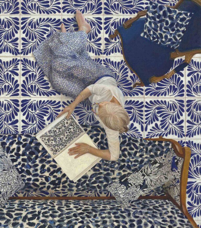 Painting The Town Blue. © Frances Featherstone